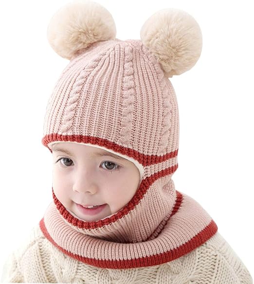 Qkurt Bonnet Cache Cou Ensemble Snood Enfant Bonnet Turban Bebe Fille Pour Lage De 5 12 Ans Filles Enfants Bebe Bilkvarteret Bebe Fille 0 24m