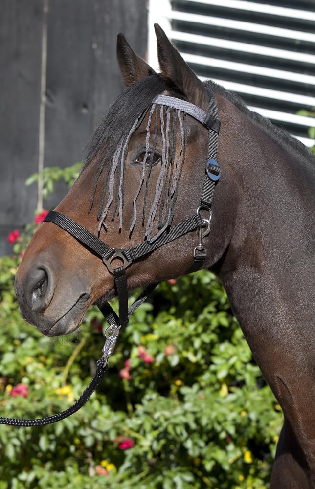 PFIFF Fly tape with Velcro fastener, grey-black