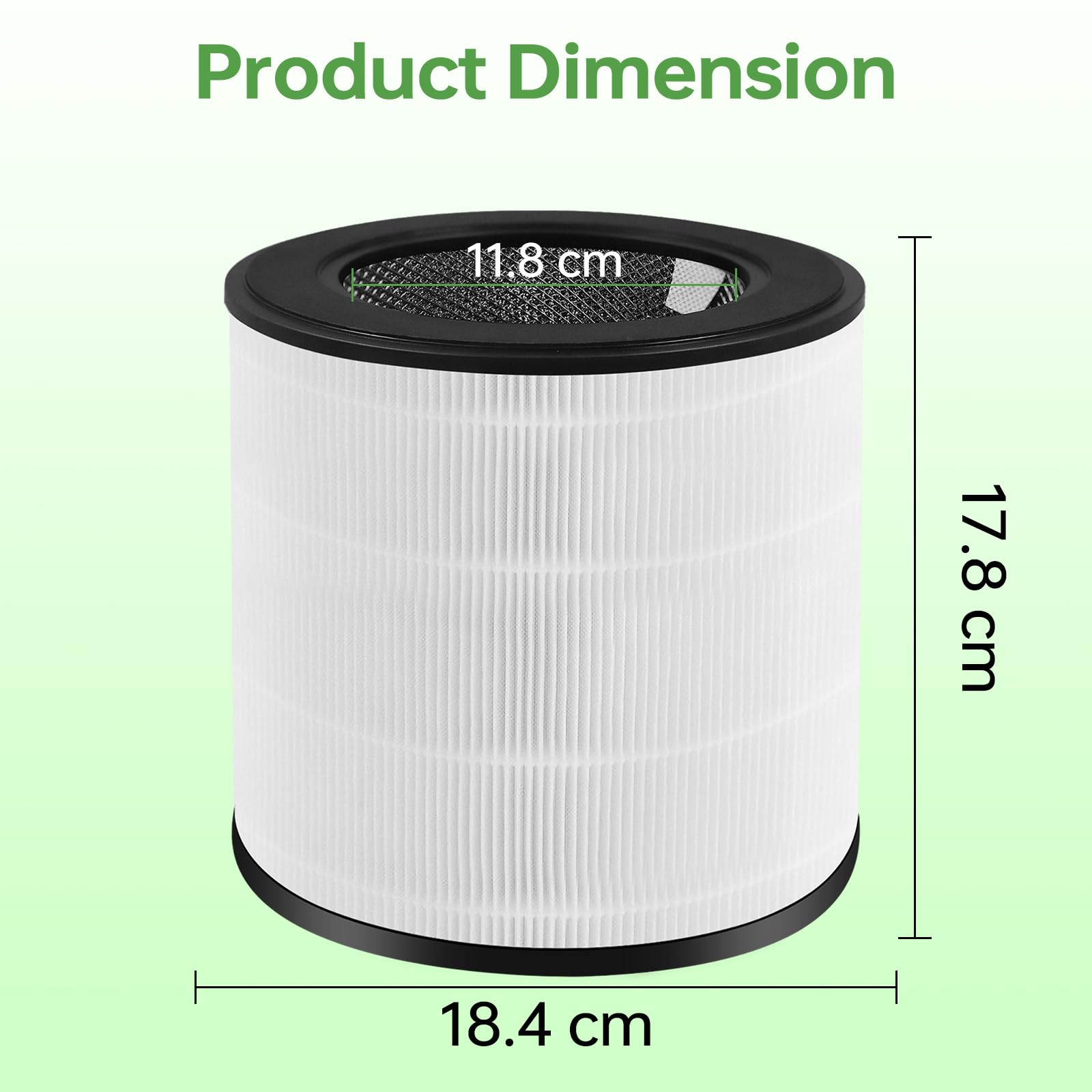 FY0293/30 Ersatzfilter für Philips Serie 800 Luftreiniger, 2 Stück 6