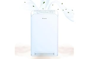 Daikin MCB50YSAU Room Air Purifier for Home, HEPA, Activated Carbon, Pre-Filter and UVC LED Light, Zero Ozone Product, CARB Certified, 10.5 x 10.5 x 19.5 in