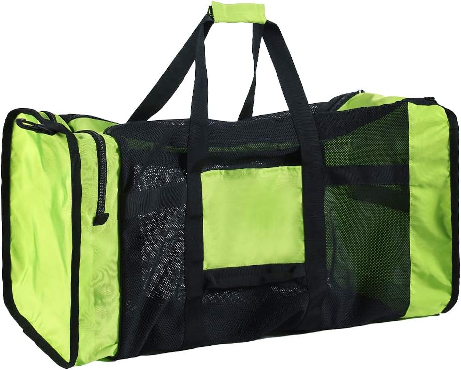 Lixada 100L Mesh Duffle Gear Bag for Scuba Diving Snorkeling Swimming