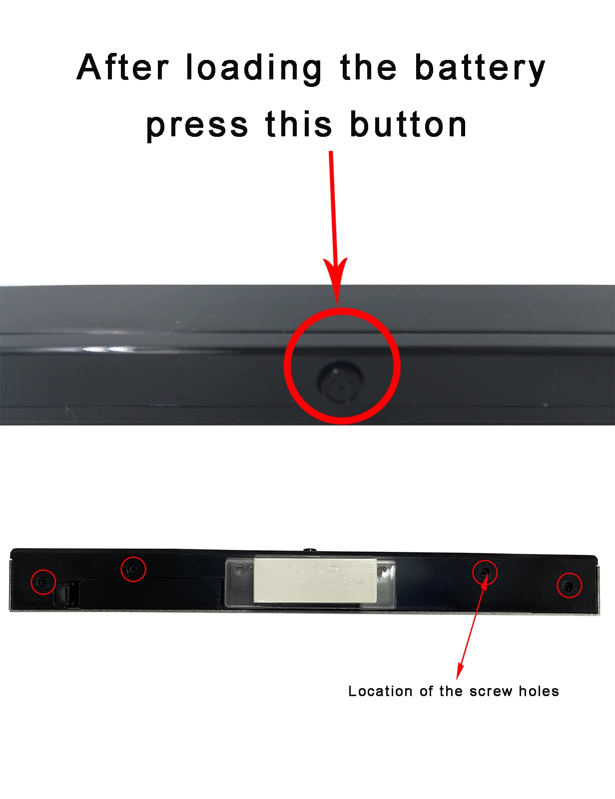 Tuboopy Wii Sensor Bar Wireless, Wiiu Infrared Ray Motion Sensor Bar for Wii/Wii U Console/PC (Black)