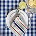 DII Cotton Napkin Set Machine Washable Everyday Basic, 20x20, Basic Stripe, 4 Count