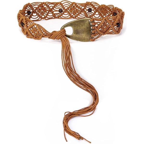 Suyi Boho Belt for Women Braided Woven Belts Bohemian Waist  display picture 3