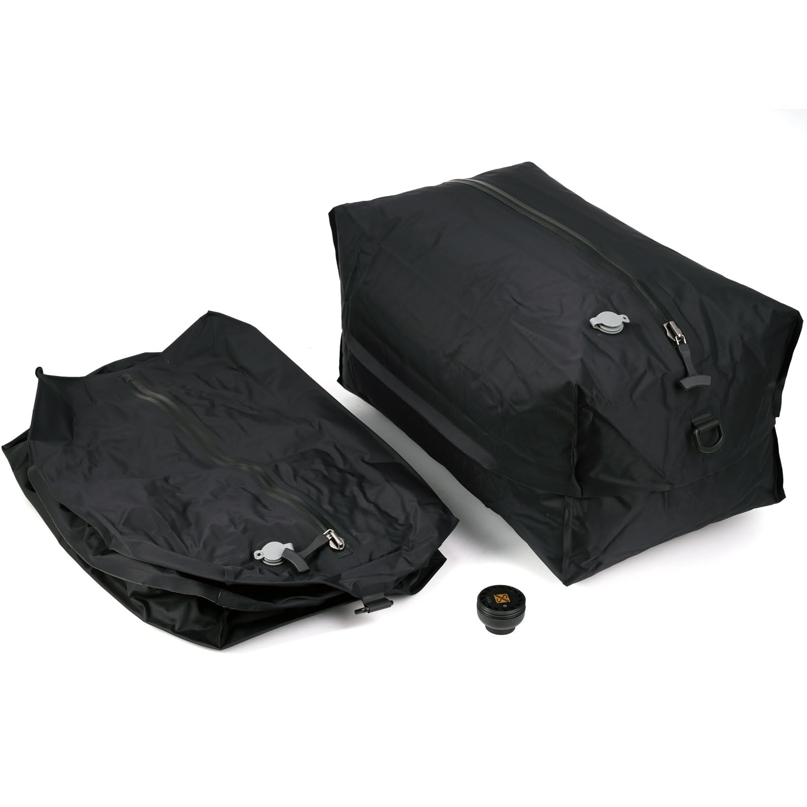 Photo 1 of ?2-Pack?Vacuum Compression Travel Bags 3D Cube Design Leak-Proof IP67 Waterproof with Mini Type-C Air Pump for Carry-On Suitcase Backpack Camping Hiking