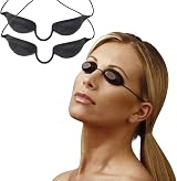 2pcs Tanning Goggles UV Heat Resistant Eye Patch for Sunbathing Beach Safety view 5