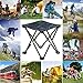 Folding Camping Stool, Portable Chair with Carry Bag for Outdoor Fishing Sporting Hiking Beach Park Gardening Little Stools (10.2″x10.2″x9.4″,Blue)thumb 3