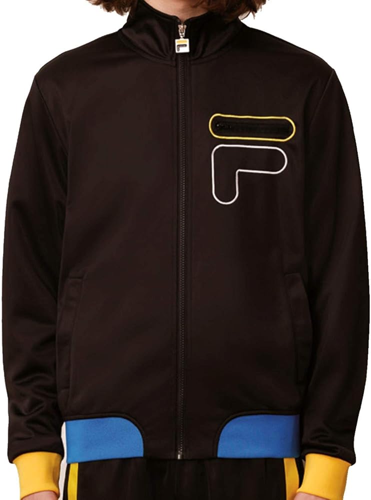 fila black tracksuit