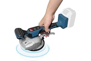 SUVIYA Tile Vibration Leveling Machine, for Makita 18V Max Battery,Cordless Tile Vibrator Tool with Digital Display 8 Adjustable Speed & 5'' Superior Suction Cup Max 110lbs for Tile,Floor,Wall,Thick Glass