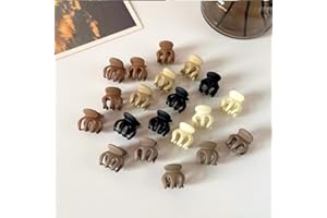 10Pcs Small Hair Clips for Women Matte Small Claw Clips Mini Claw Clips for Hair Hair Clips for Thin Hair Tiny Jaw Clip for H
