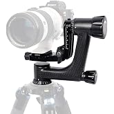 SIRUI PH-10 Gimbal Head, 360&deg; Panoramic Tripod Head, 15kg, 600mm Telephoto | 10-Layer Carbon Fiber, 360&deg; Rotating Swing Arm, Adjustable Quick Release Plate, Lift Slide, 1/4"-20 3/8"-16 Screws, Wildlife