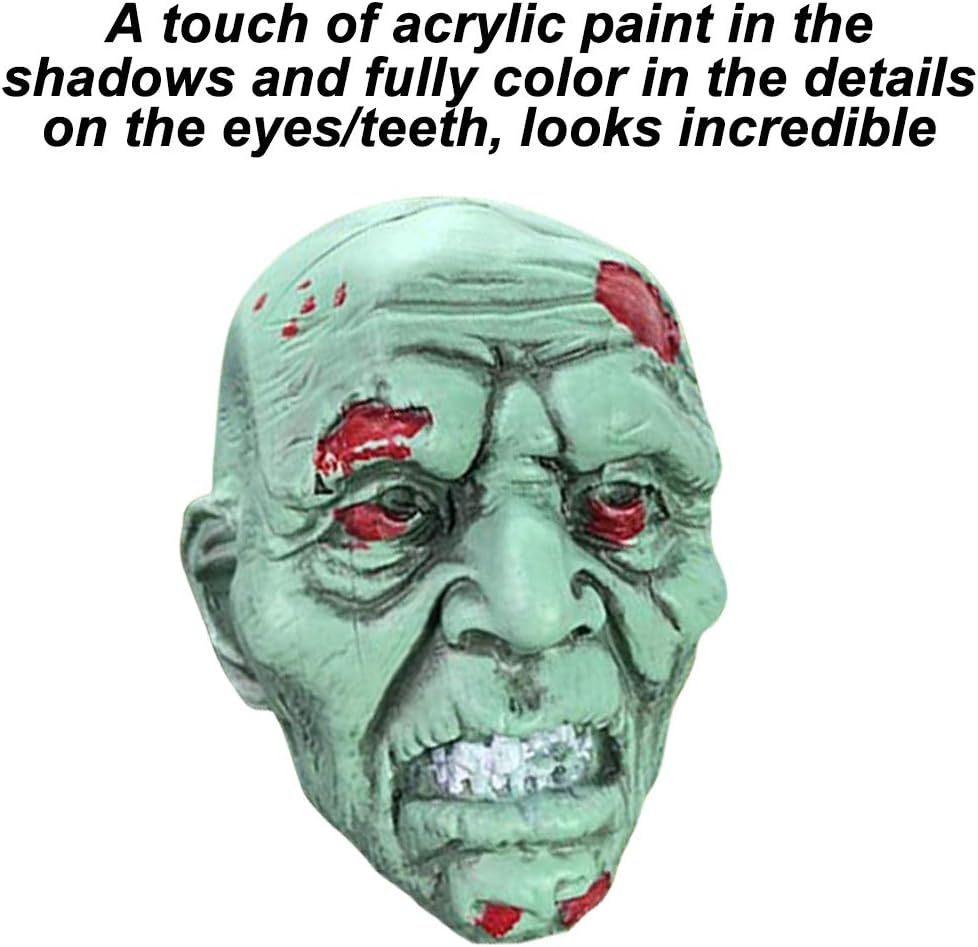 Halloween Outdoor Decorations, Zombie Yard Lawn Stakes with Head Face and Arms, Realistic Skeleton Bone Garden Props Decor, Scary Indoors Décor for Cemetery, Haunted House, Graveyard, Coffin Party: Garden & Outdoor