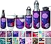 Koverz Neoprene 24-30 oz Water Bottle Insulator Cooler Coolie - Midnight Mums