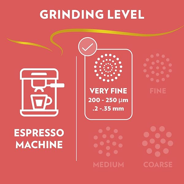 LAVAZZA ESPRESSO BARISTA GRAN CREMA WHOLE BEAN COFFEE BLEND, MEDIUM ESPRESSO ROAST, OZ BAG (PACKAGING MAY VARY) – 2.2 LB, 35.2 OUNCE