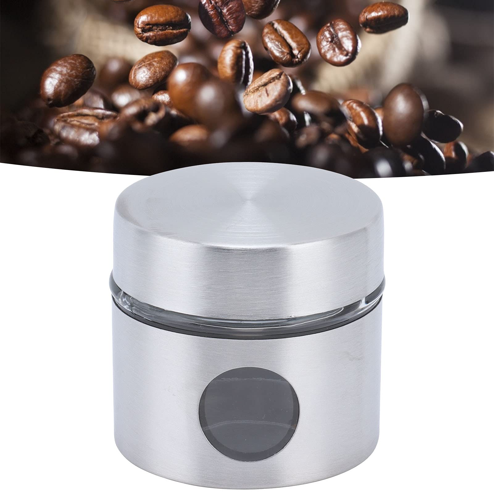 Mua Coffee Container,Coffee Canister,Mini Coffee Bean Container,Iron