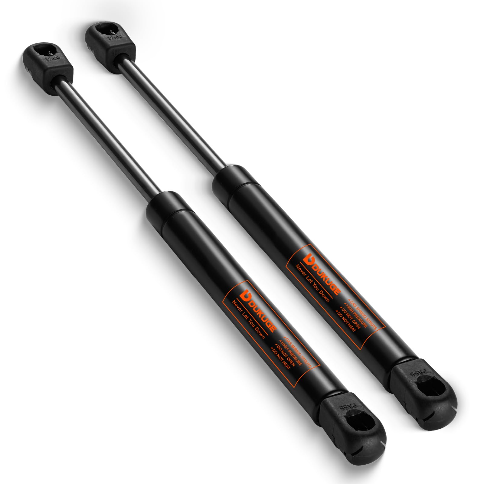 Photo 1 of Dukuge C1604464A Gas Strut 13 inch 30lb, 133N Gas Shock Spring Lift Support for A.R.E Truck Cap Weatherguard Tool Box Camper Shell Topper Window, C16-04464 Replacement Strut Part, Set of 2