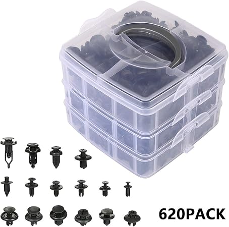 Amazon Fanaticalpurchasejpバンパークリップ トリムクリップ 6pcs 16種類 車用リベット リベットセット トリムファスナー リテーナクリップ プッシュリベット トヨタ 日産 三菱 ホンダ スバル マツダなど適用 ボディ フェンダー補修ツール 車 バイク