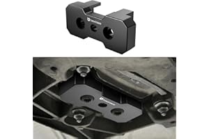 Bevinsee Transmission Mount Insert Compatible with Audi A4 B8 B8.5 Q5 SQ5 S4 RS4 A5 S5 RS5 8K0399151BD Billet Aluminum Black