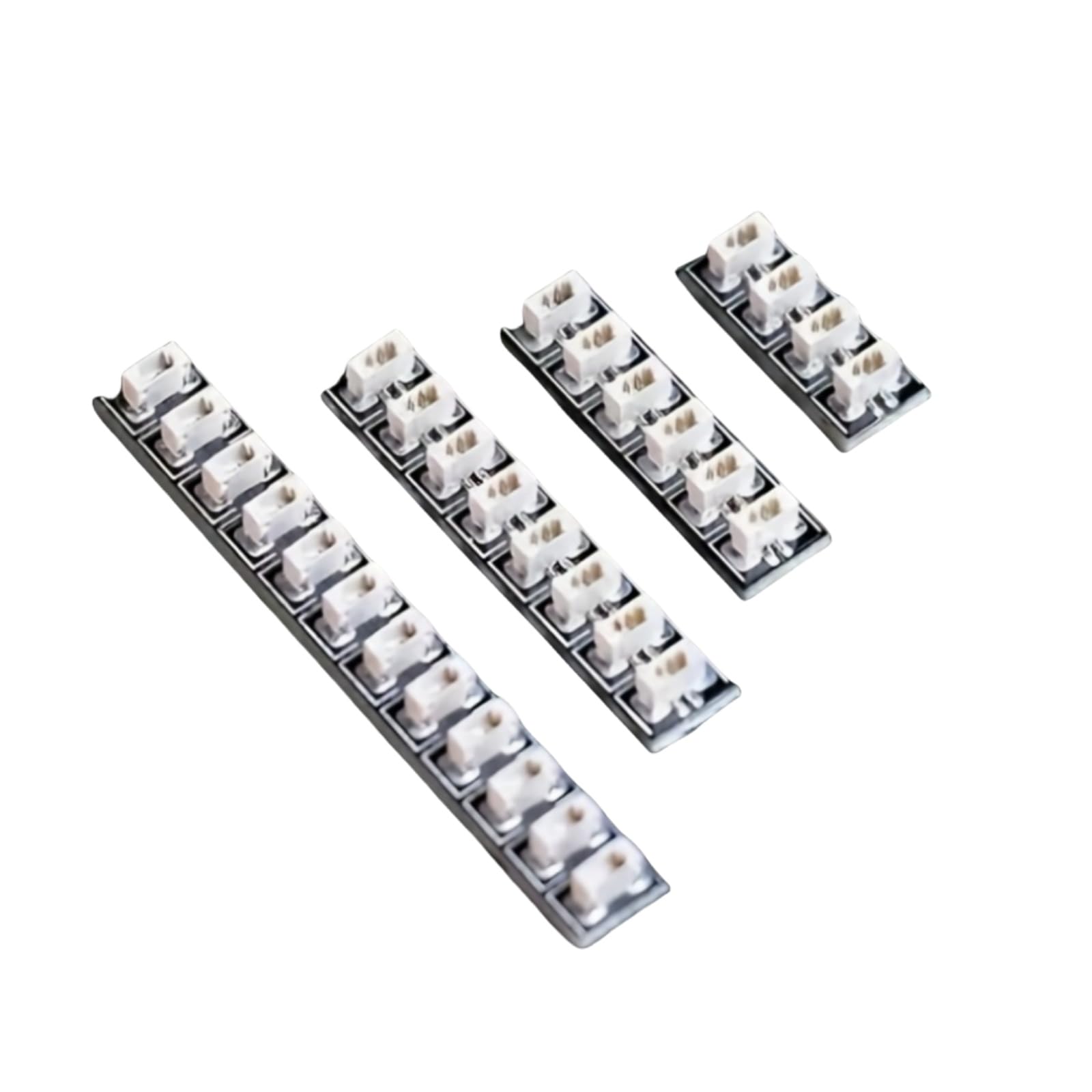 5PCS 0.8mm 2 Pin Expansion Board Sockets for LED Light Kits, Compatible with Lego Blocks Models, DIY Building Blocks Accessories (6-seats)