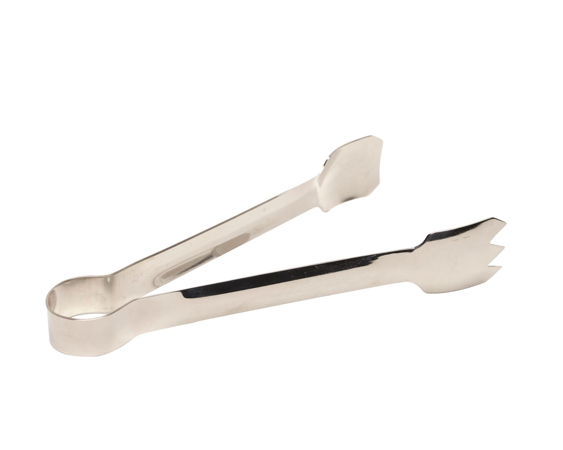 Genware NEV-6724 Serving Tongs, Stainless Steel, 8", 210 mm