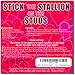 Bachelorette & Ladies Night Party Games | Stick The Stallion on The Studs | Double Sided Poster & 28 Stickers | Hilarious for Bridal Showers, Decorations, Supplies, Favors, Gifts