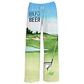 BRIEF INSANITY Pickleball Paddle Drawstring Elasticized Waist Lounge Pants