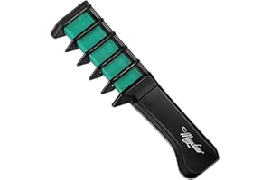 Maydear Temporary Hair Chalk Comb - Non Toxic Hair Color Comb and Safe for Kids - Green