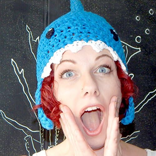 Shark Hat with Ear Flaps