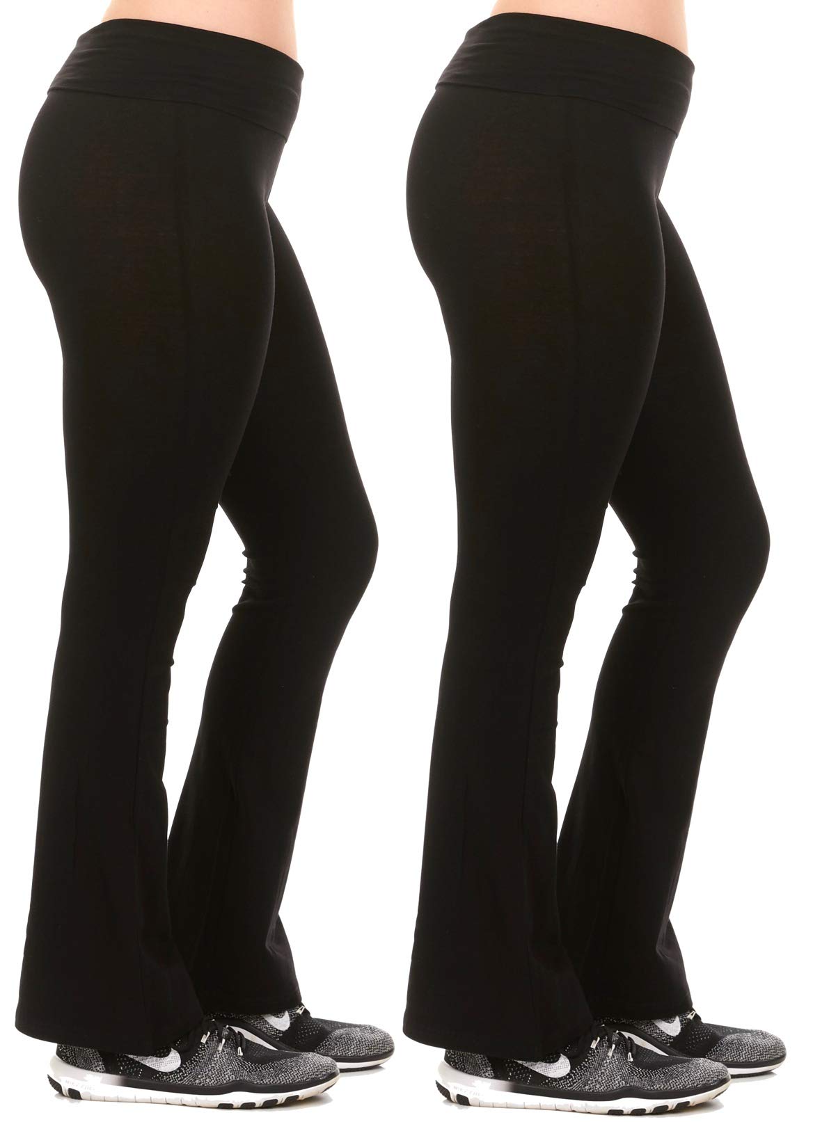 extra long flared yoga pants