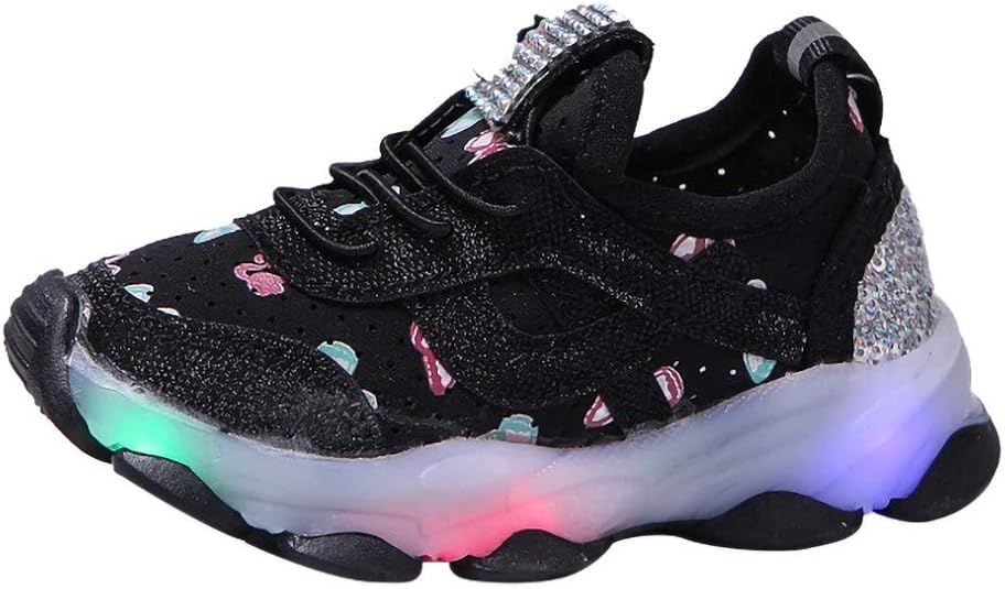 1-6 Años,SO-buts Niños Niño Bebé Niñas Encantador Mariposa Cristal Led Luz Luminosa Deporte Zapatillas Deportivas Zapatillas De Deporte Zapatos: Amazon.es: Zapatos y complementos