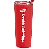 Rico Industries NHL Hockey 24oz Stainless Steel Tumbler with Lid and Dual Functioning Lid