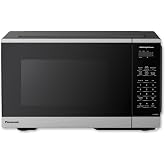 Panasonic Countertop Microwave Oven, 900W, 0.9 Cu. Ft., Sensor Cook and Reheat, 10 Power Levels, Auto Defrost, Keep Warm, Child Lock, Stainless Steel - NN-SB42QS