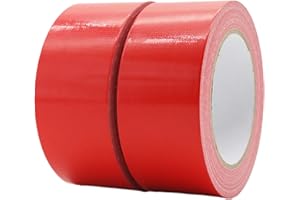 ROSEUP 2 Pack Duct Tape Heavy Duty,7.5 Mil Thickness,2 Inches x 30 Yards,Flexible,No Residue,Waterproof and Tear by Hand,Mult