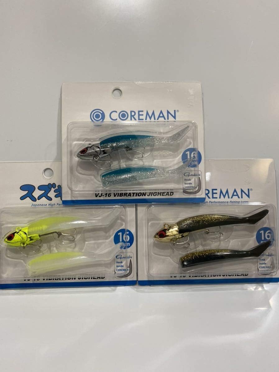 Amazon Co Jp コアマン Vj 16 クロキンクロキンチャートパールキビナゴイワシ3色セットシーバス ホビー