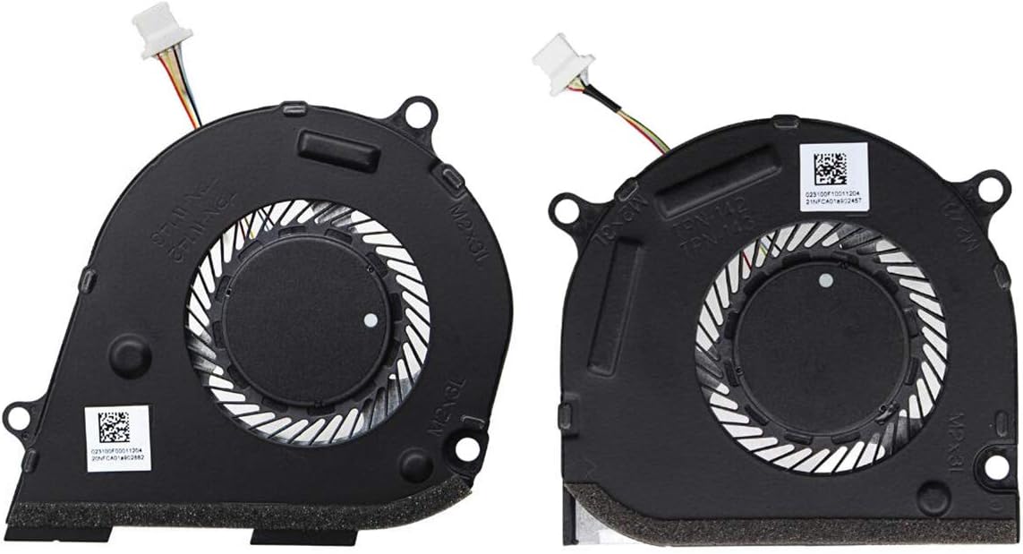 Cooling Fan Replacement for Hp Envy X360 15DS 15DR 15MDR 15MDS Fan