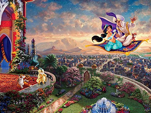 Ceaco Thomas Kinkade 4-in-1 Multi Pack Disney Puzzles (500 P