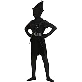 Fun Costumes Peter Pan's Shadow Kids Costume - Includes Tunic, Leggings, Hat, Hood, Gloves &amp; Belt