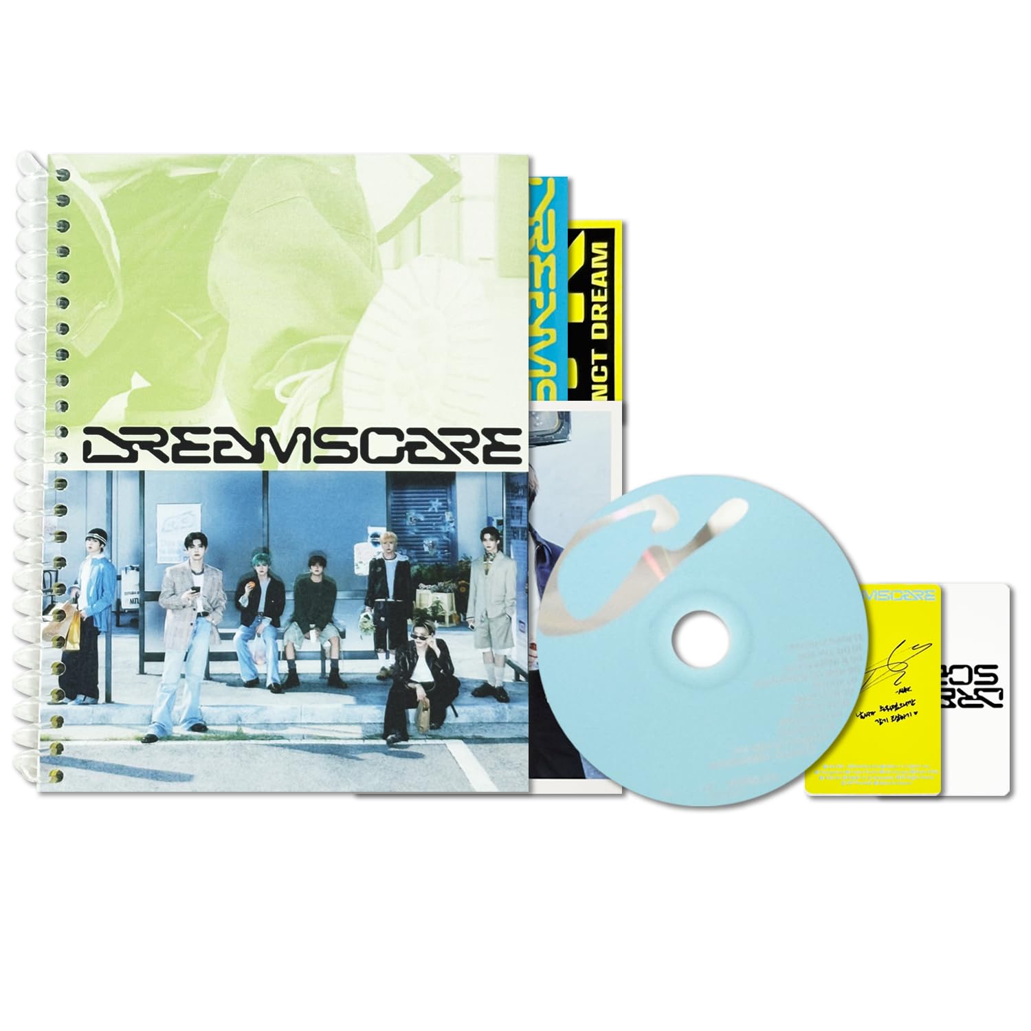 NCT DREAM - [DREAMSCAPE] (DREAMSCAPE Ver.) Double-Spiral Photo Book + CD-R + Post Card + Sticker + Photo Card + 7 DREAM Photo Card + 4 Extra Photocards