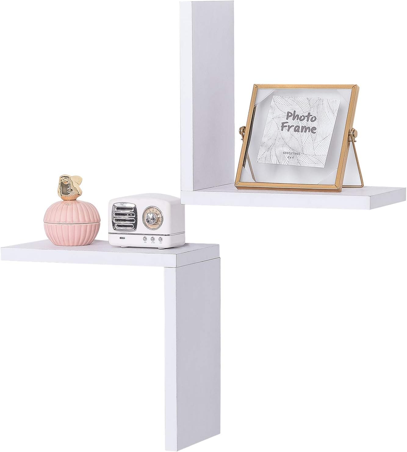 repisas blancas para pared