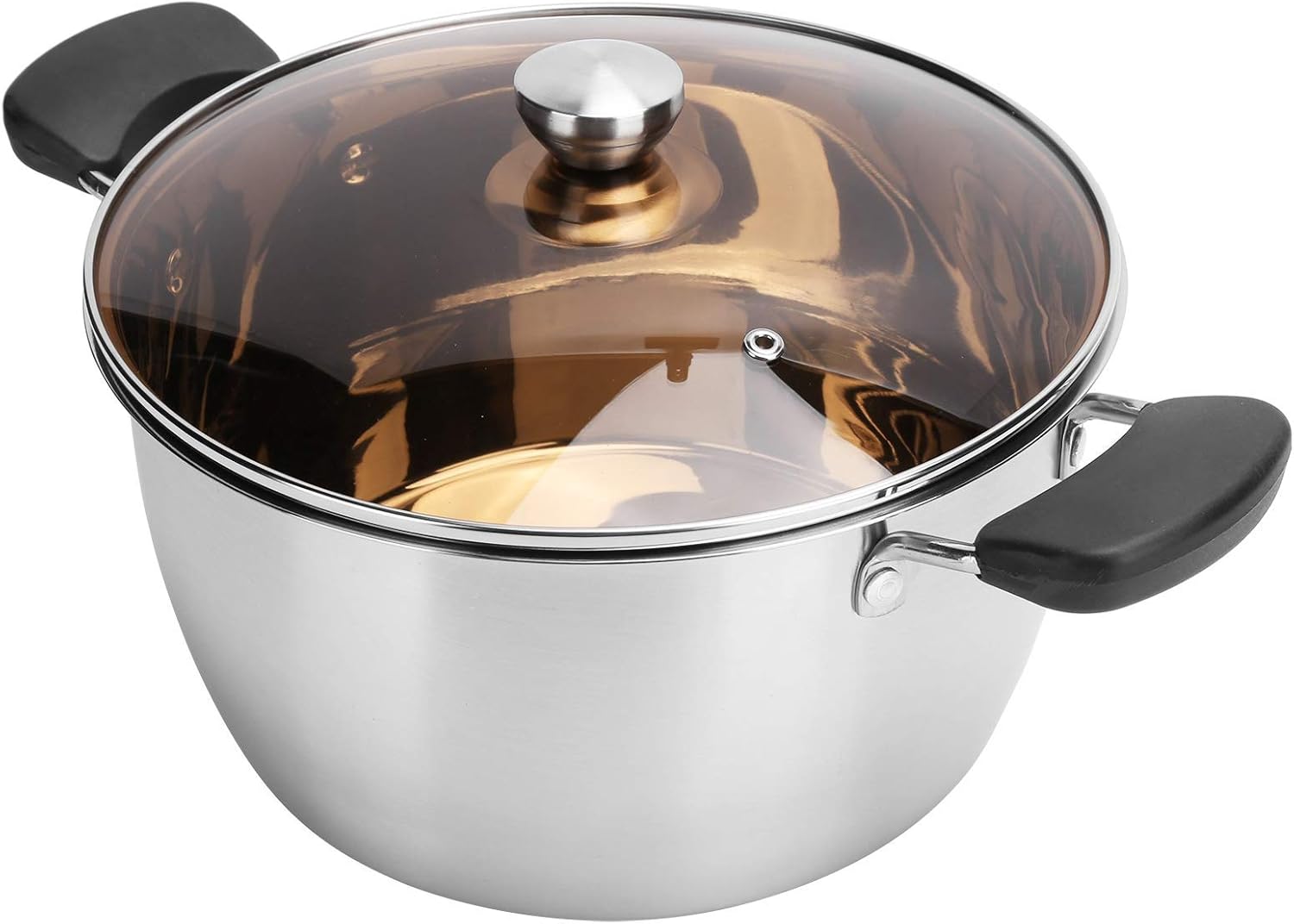Cooking Pots With Lids, Cook Pot Camping Stainless Steel Pot, Small Cooking Pot Milk Pot for
