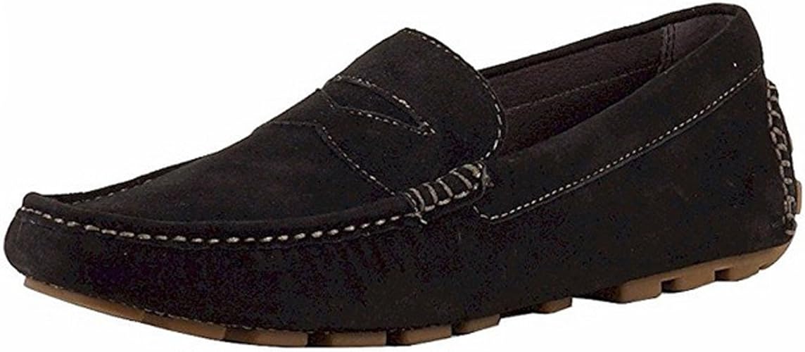 donald j pliner suede loafers