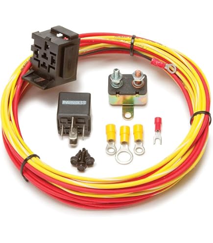 Painless Performance 30103 Thermostatic Fan Relay Kit - 40A, Normally Open, With Mounting Threads
