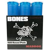 Maddog 150 Round Bones Paintball Pods | Durable Quick Reload Tubes for Tournament and Recreational Speedball Woodsball | 6 Pack