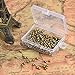 EBOOT 400 Pack Map Push Pins with 1/8 Inch Head and Steel Point (Retro Gold)