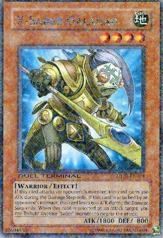 Yu-Gi-Oh! - X-Saber Galahad (DT01-EN074) - Duel Terminal 1 - 1st Edition - Rare