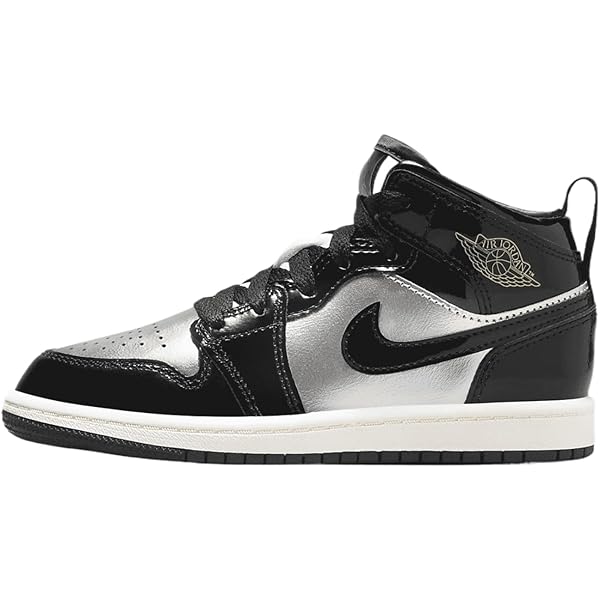 Amazon.com | Jordan Mens Air 1 Mid SE (GS) BQ6931 007 Black Gold