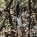 KIZER Cutlery Folding Pocket Knives Flipper Knife Linerlock Black G10 Handles Tactical EDC Knife, Gemini Ray Laconico V3471A1