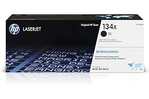 HP 134X | High Yield Toner Cartridge | Black | W1340X