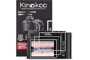 kinokoo Screen Protector for Leica Q3 Q2 Camera, 0.25 mm 9H Hardness Tempered Glass Film with High Clarity for Lecia Q2/Q3 LC