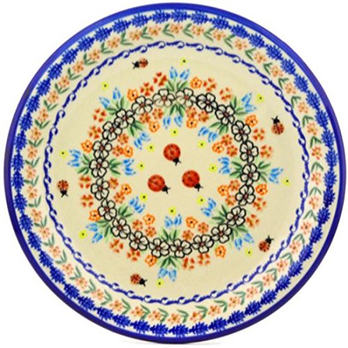 Click Here to See More Images Ceramika Bona H2494G Polish Pottery Ceramic Plate Hand Painted, 11-Inch